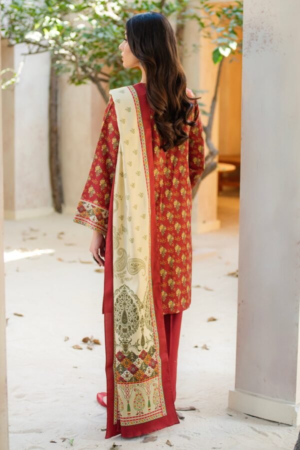 Zellbury Unstitched 2 Piece Printed Viscose Collection’2025 ( SHIRT DUPATTA)- D02 (WUW24X20499) - Image 2