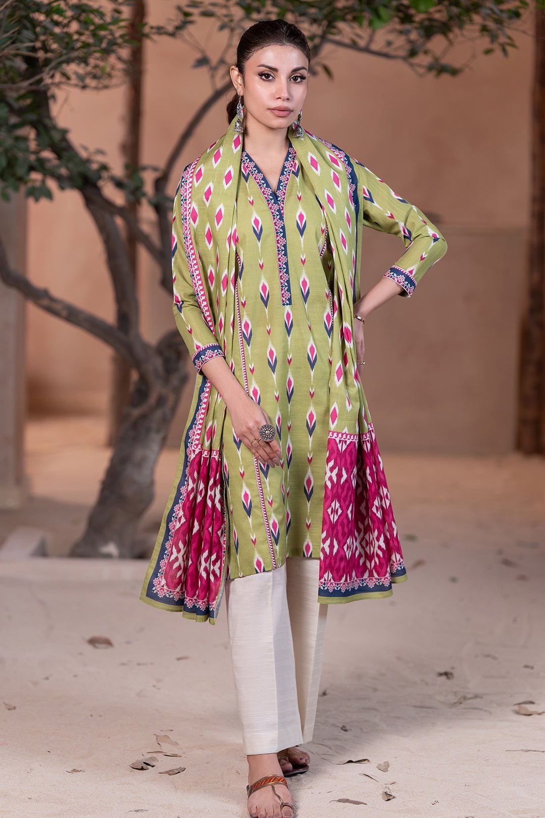 Zellbury Unstitched 2 Piece Printed Viscose Collection’2025 ( SHIRT DUPATTA)- D03 (WUW24X20553)