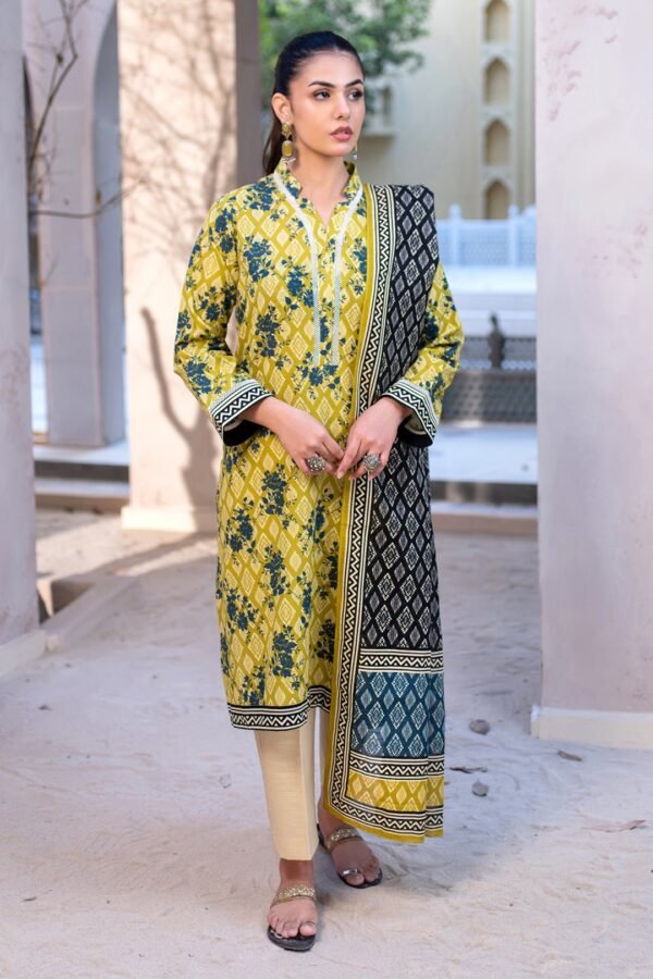 Zellbury Unstitched 2 Piece Printed Khaddar Collection’2025 ( SHIRT DUPATTA)- D04 (WUW24X20548)