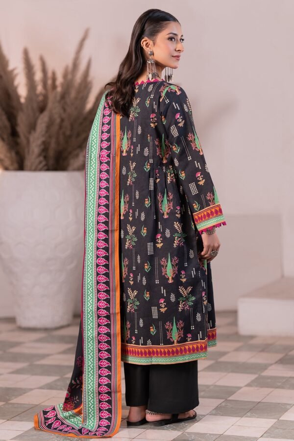 Zellbury Unstitched 2 Piece Printed Khaddar Collection’2025 ( SHIRT DUPATTA)- D06 (WUW24X20496) - Image 2