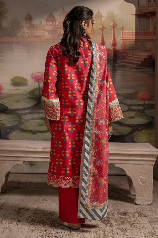 Zellbury Unstitched 2 Piece Embroidered Khaddar Collection’2025 ( SHIRT TROUSER)- D13 (WUW24E20437) - Image 2
