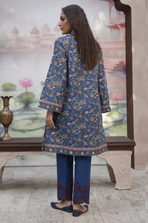 Zellbury Unstitched 2 Piece Embroidered Khaddar Collection’2025 ( SHIRT TROUSER)- D15 (WUW24E20353) - Image 2