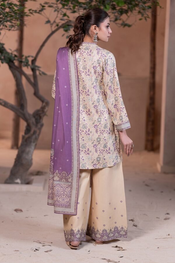Zellbury Unstitched 3 Piece Printed Viscose Collection- D20 (WUW24X30586) - Image 2
