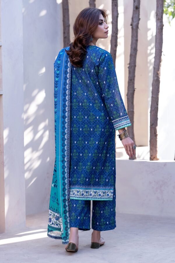 Zellbury Unstitched 3 Piece Printed Viscose Collection- D21 (WUW24X30531) - Image 2