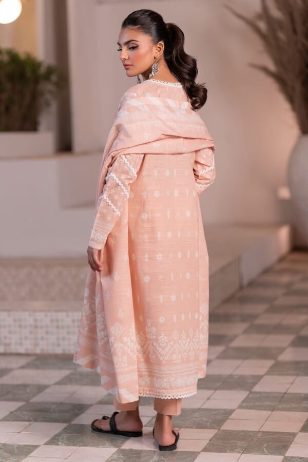 Zellbury Unstitched 3 Piece Printed Khaddar Collection - D24 (WUW24X30529) - Image 2