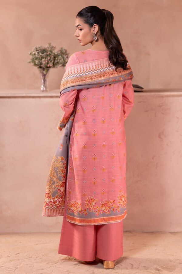 Zellbury Unstitched 3 Piece Embroidered Khaddar Collection - D26 (WUW24E30590) - Image 2