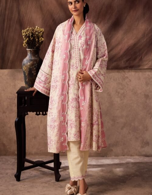 Zellbury Unstitched 3 Piece Embroidered Khaddar Collection - D27 (WUW24E30312)