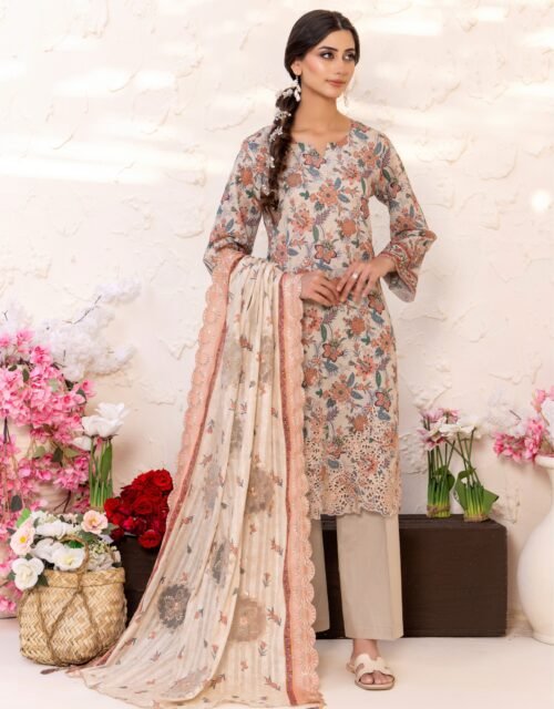 REGAL By ELAYA PRINTS - Unstitched Luxury Embroidered Printed Edition - EP-00850