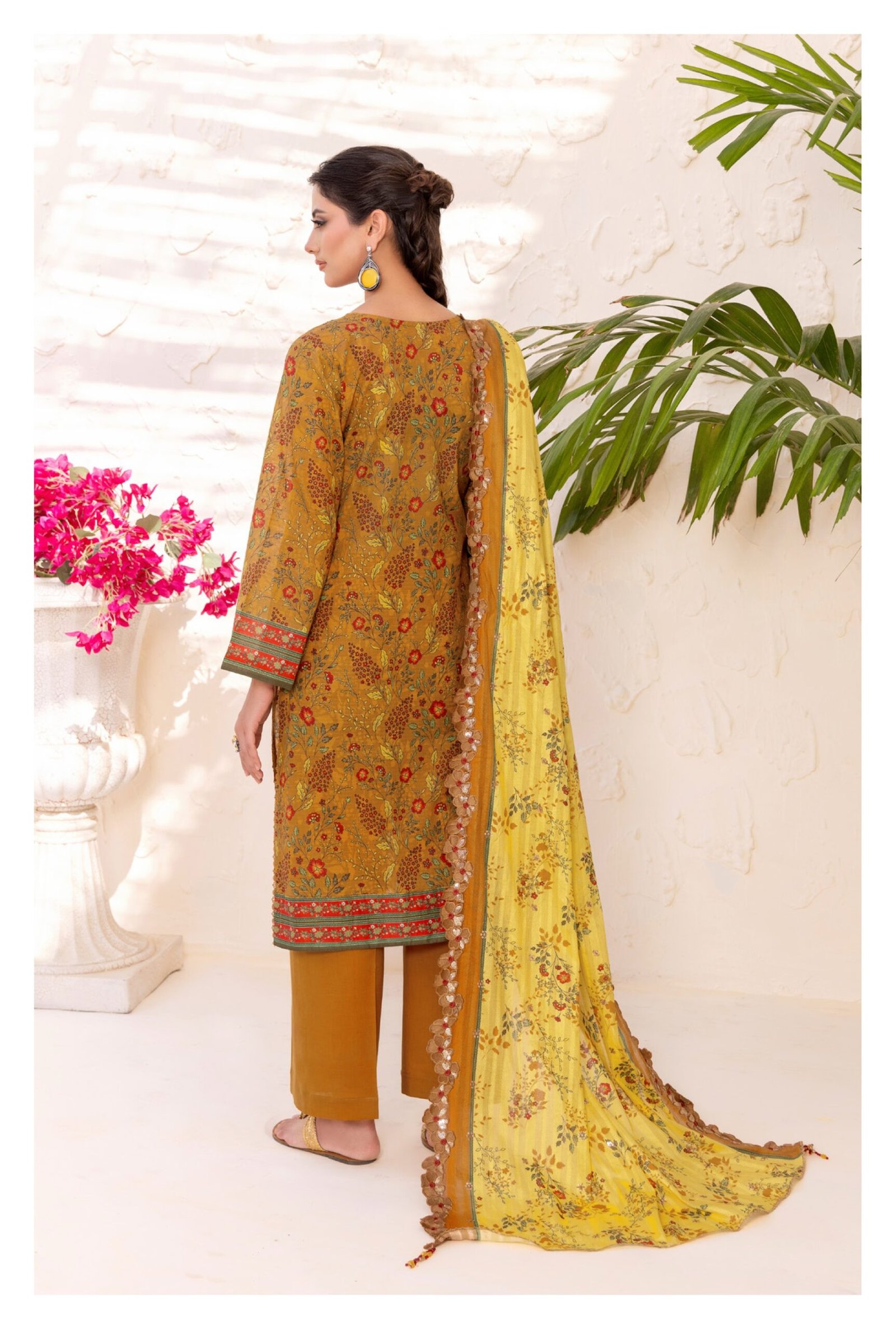 REGAL By ELAYA PRINTS - Unstitched Luxury Embroidered Printed Edition - EP-00851 - Image 3
