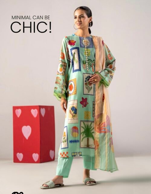 POPINN By Gull Jee - Luxury Unstitched 3 Piece Printed Lawn Collection Vol. 6 - A02