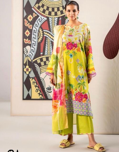 POPINN By Gull Jee - Luxury Unstitched 3 Piece Printed Lawn Collection Vol. 6 - A04
