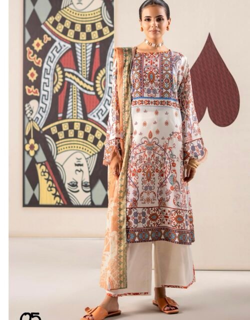 POPINN By Gull Jee - Luxury Unstitched 3 Piece Printed Lawn Collection Vol. 6 - A05