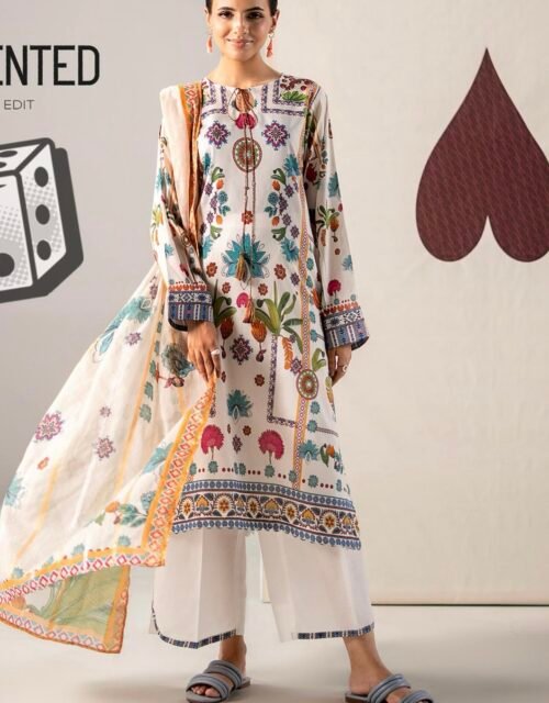POPINN By Gull Jee - Luxury Unstitched 3 Piece Printed Lawn Collection Vol. 6 - A07