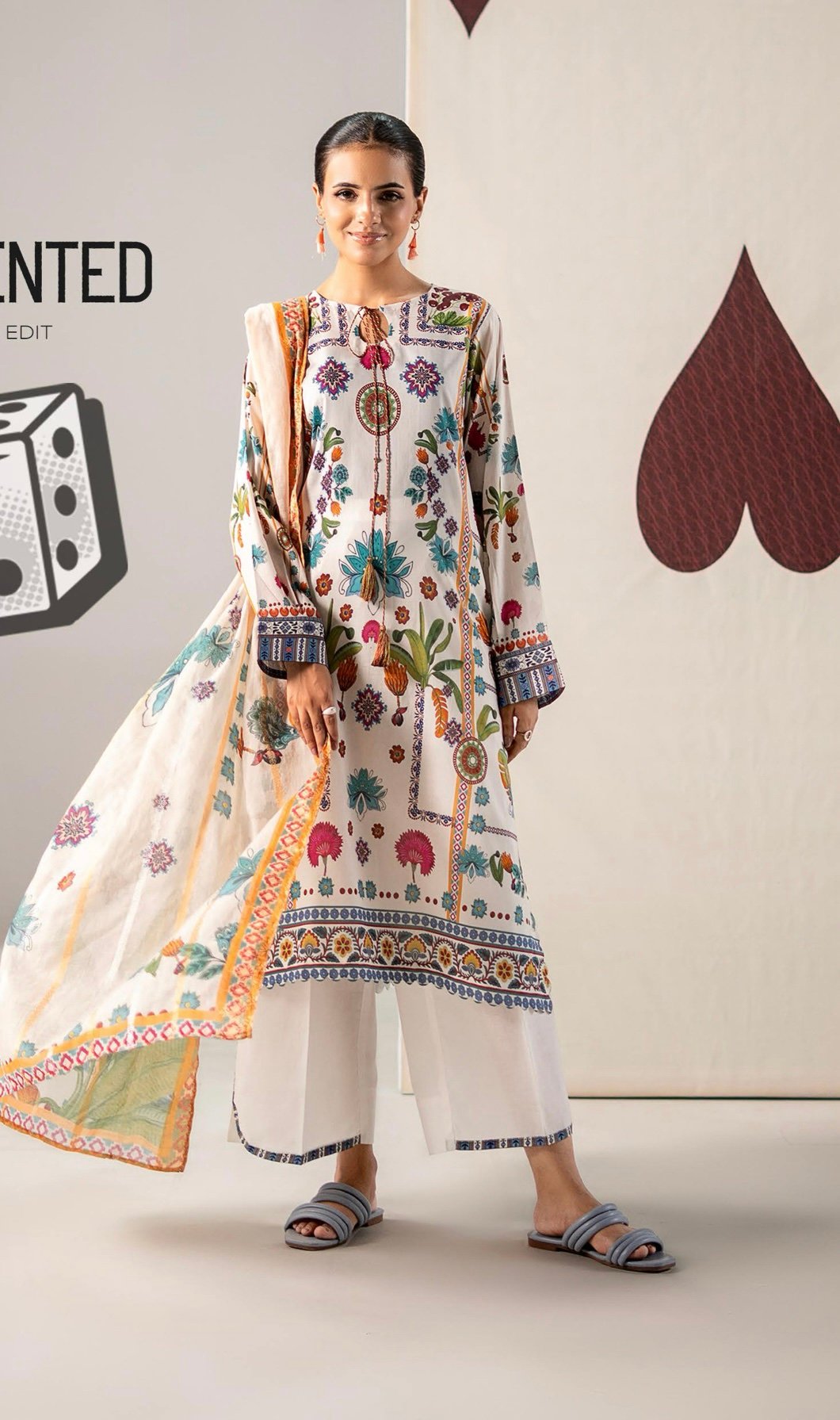 POPINN By Gull Jee - Luxury Unstitched 3 Piece Printed Lawn Collection Vol. 6 - A07
