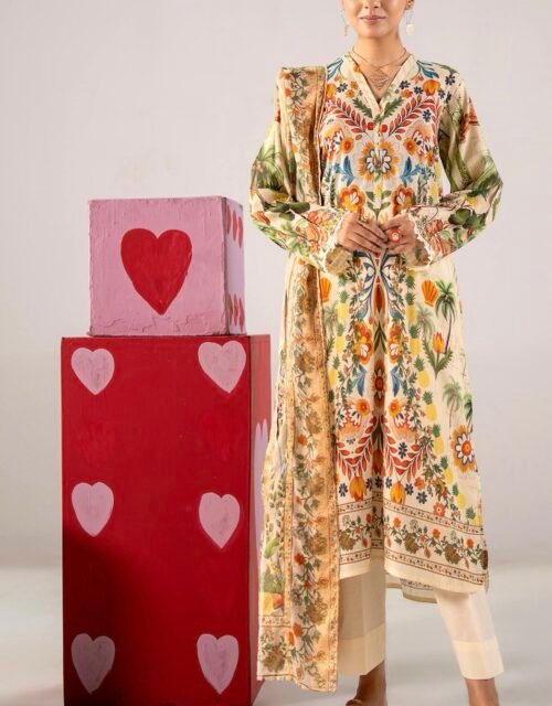 POPINN By Gull Jee - Luxury Unstitched 3 Piece Printed Lawn Collection Vol. 6 - A12