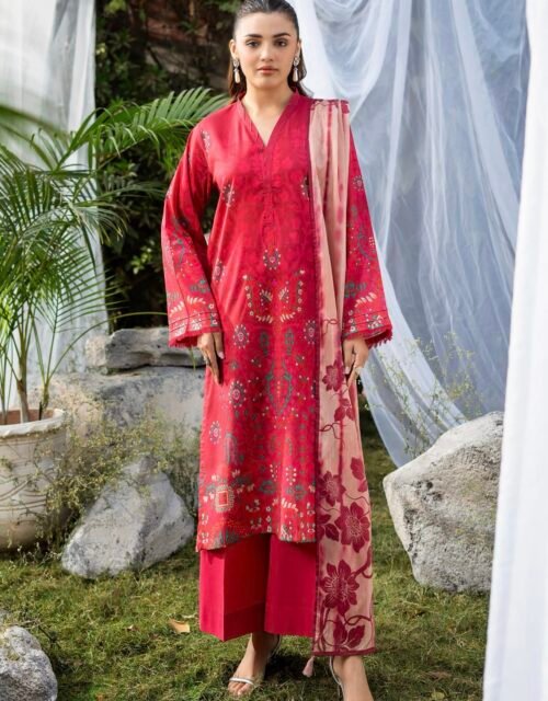 BASIC BLOOM By Gull Jee - Luxury Unstitched 3 Piece Printed Exclusive Lawn Collection Vol. 1 - A01