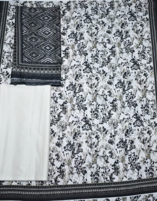 Bin Saeed Unstitched Digital Printed Mid-Summer Cambric Collection - D51