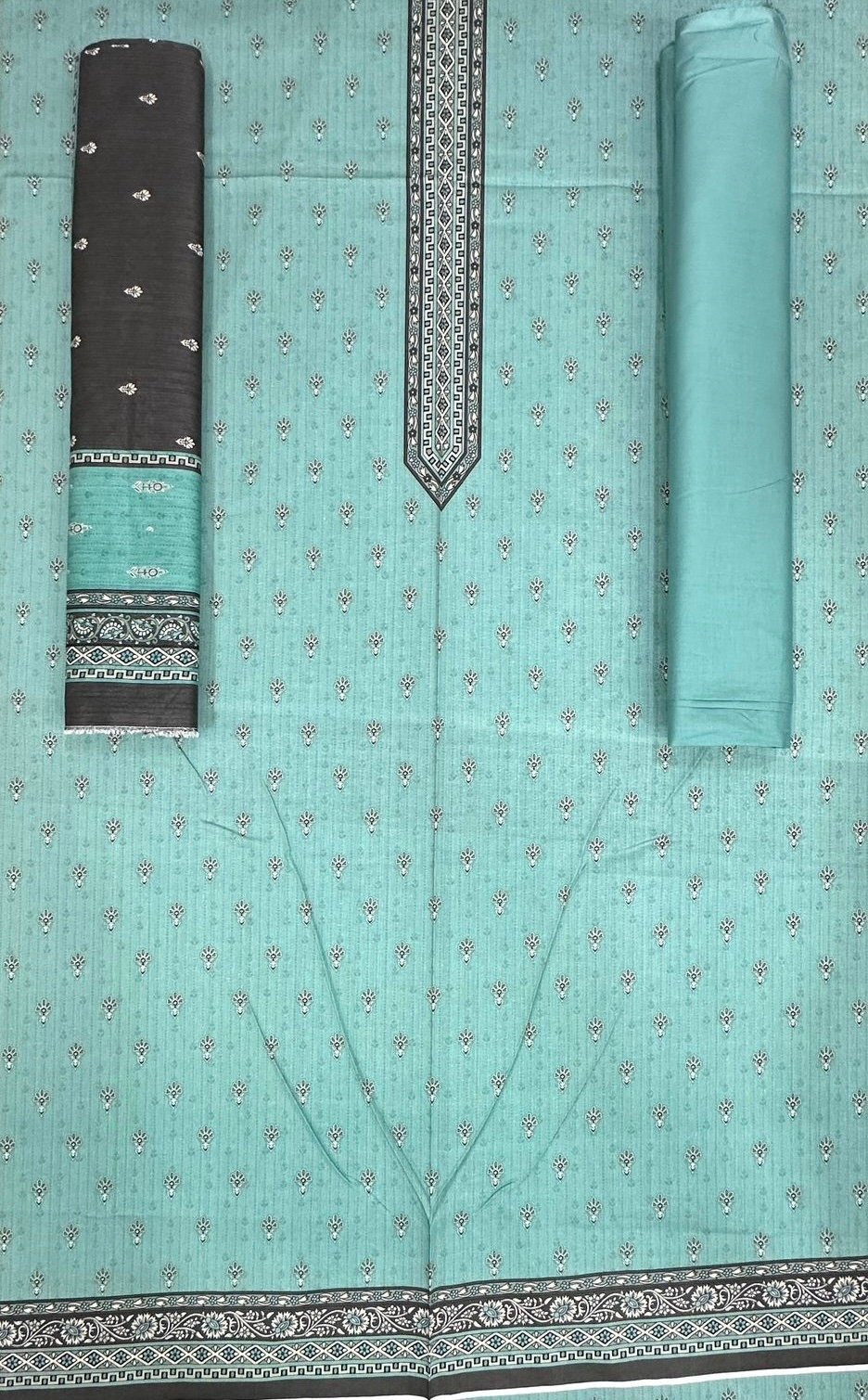 Bin Saeed Unstitched Digital Printed Mid-Summer Cambric Collection - D49