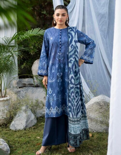 BASIC BLOOM By Gull Jee - Luxury Unstitched 3 Piece Printed Exclusive Lawn Collection Vol. 1 - A02