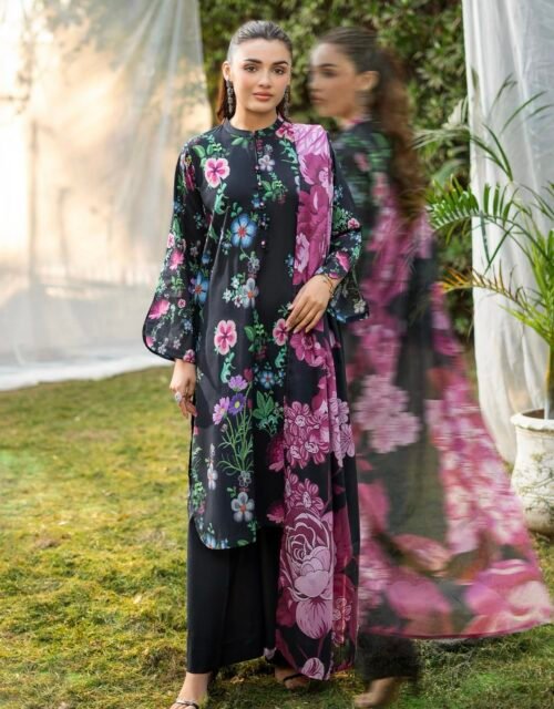 BASIC BLOOM By Gull Jee - Luxury Unstitched 3 Piece Printed Exclusive Lawn Collection Vol. 1 - A05