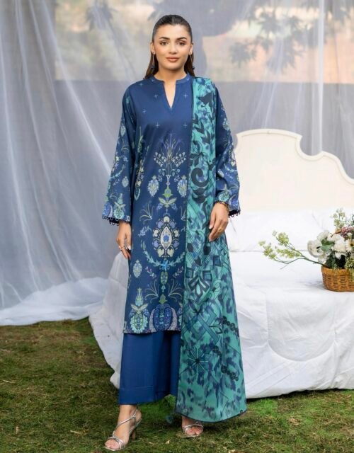 BASIC BLOOM By Gull Jee - Luxury Unstitched 3 Piece Printed Exclusive Lawn Collection Vol. 1 - A08