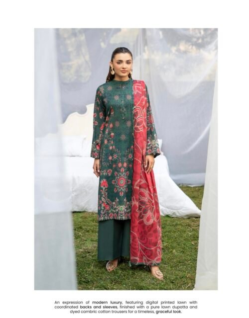 BASIC BLOOM By Gull Jee - Luxury Unstitched 3 Piece Printed Exclusive Lawn Collection Vol. 1 - A10