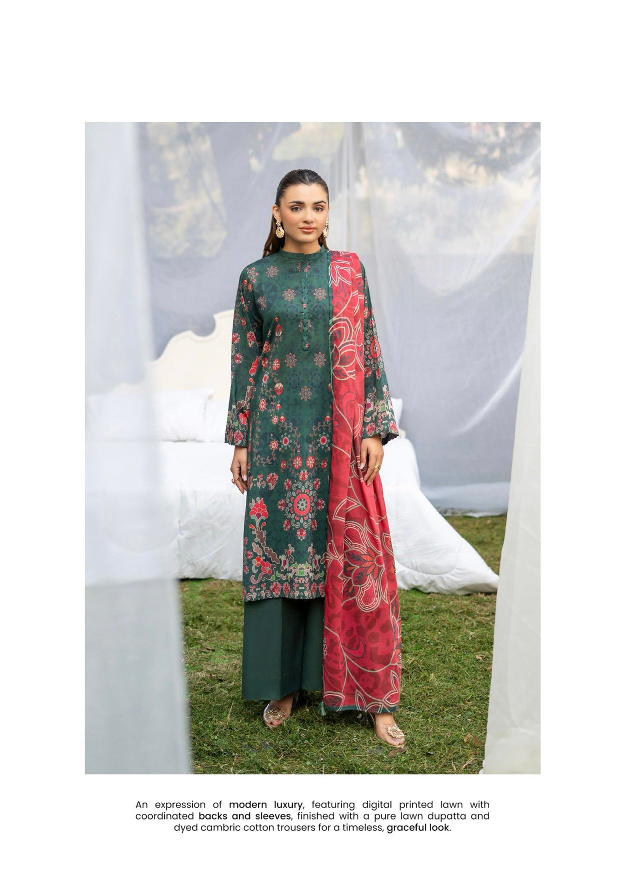 BASIC BLOOM By Gull Jee - Luxury Unstitched 3 Piece Printed Exclusive Lawn Collection Vol. 1 - A10
