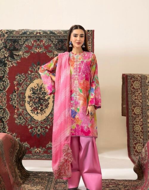 PREMIUM ZARIYAB by Gull Jee - Luxury Unstitched 3 Piece Exclusive Embroidered Lawn Collection - A01
