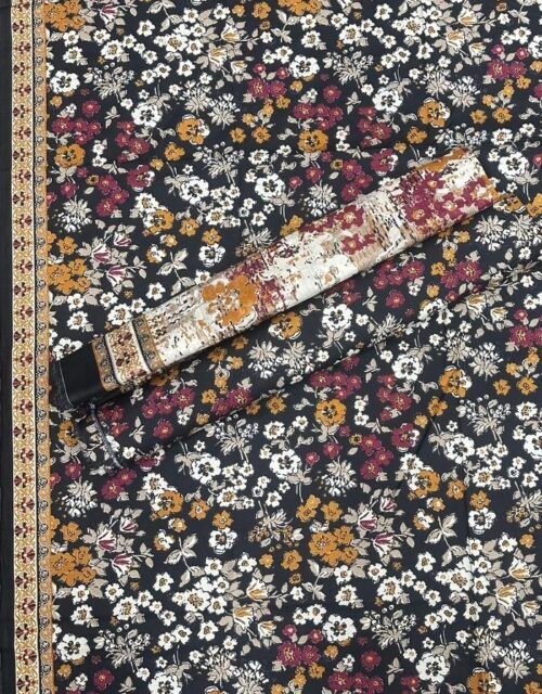 Bin Saeed Unstitched Premium Digital Printed Summer Lawn Collection - A21