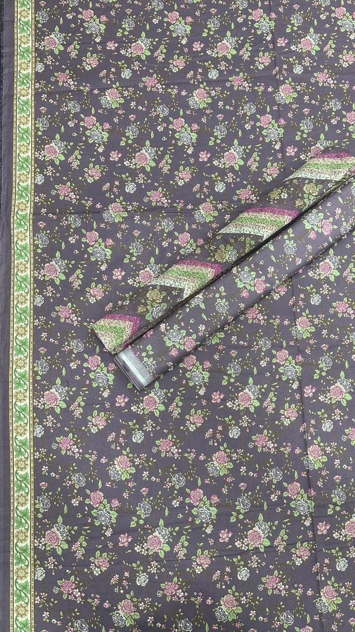 Bin Saeed Unstitched Premium Digital Printed Summer Lawn Collection - A13