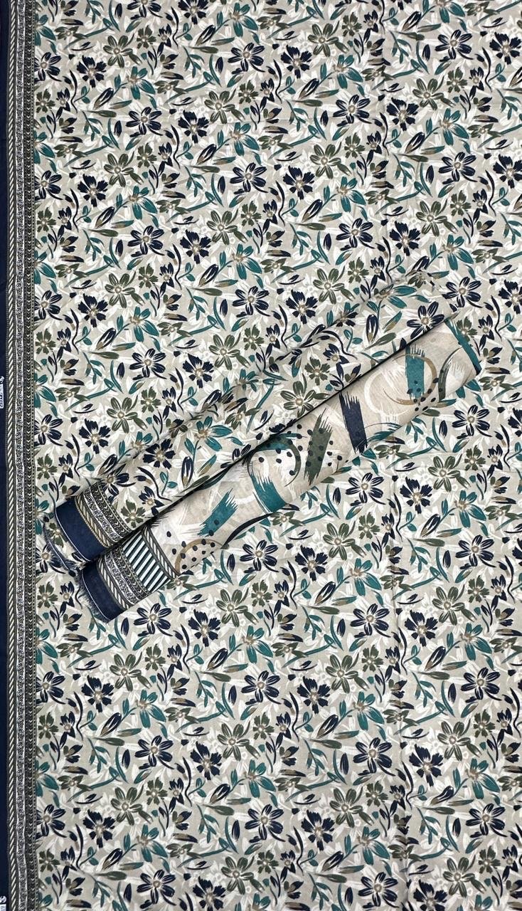 Bin Saeed Unstitched Premium Digital Printed Summer Lawn Collection - A20