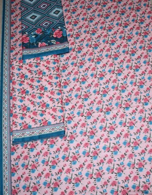 Bin Saeed Unstitched Premium Digital Printed Summer Lawn Collection - A24