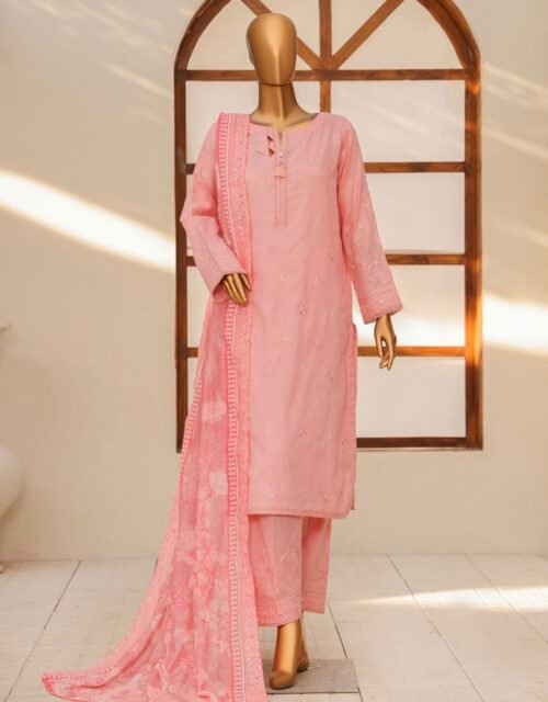Mayaar Luxury Embroidered Un-Stitched 3 Piece Collection By HZ Textiles - MEC 10
