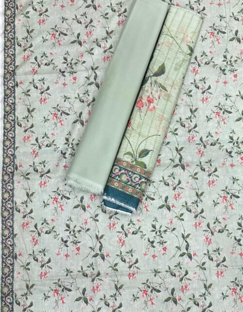 Bin Saeed Unstitched Premium Digital Printed Summer Lawn Collection - A29