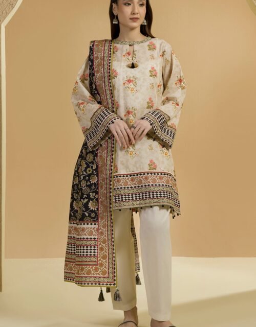Zellbury Unstitched 2 Piece Printed Lawn Collection ( SHIRT DUPATTA)- D72 (WUS25X25713)