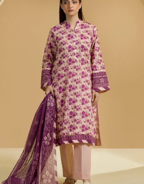 Zellbury Unstitched 2 Piece Printed Lawn Collection ( SHIRT DUPATTA)- D79 (WUS25X25701)