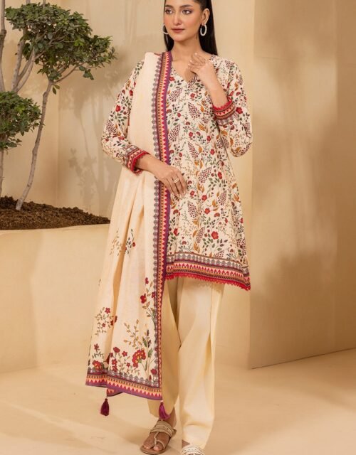 Zellbury Unstitched 2 Piece Printed Lawn Collection ( SHIRT DUPATTA)- D90 (WUS26X20664)