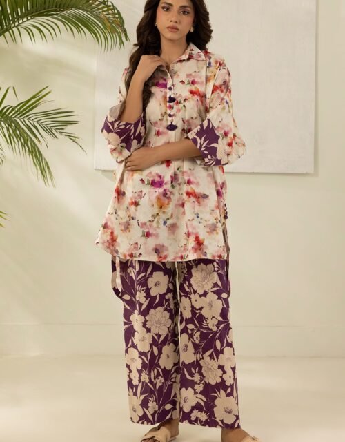 Zellbury Unstitched 2 Piece Printed Lawn Collection ( SHIRT SHALWAR)- D104 (WUS26X20465)