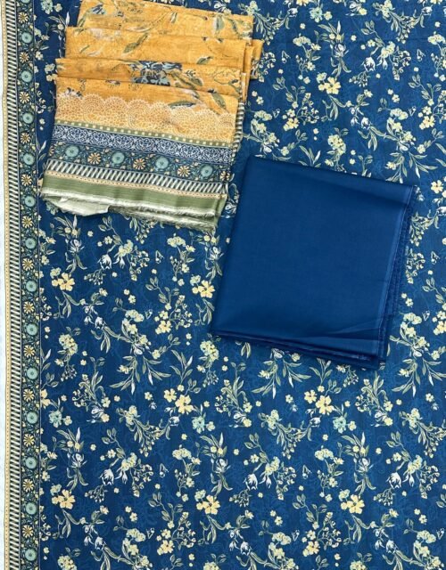 Bin Saeed Unstitched Premium Digital Printed Summer Lawn Collection - A48