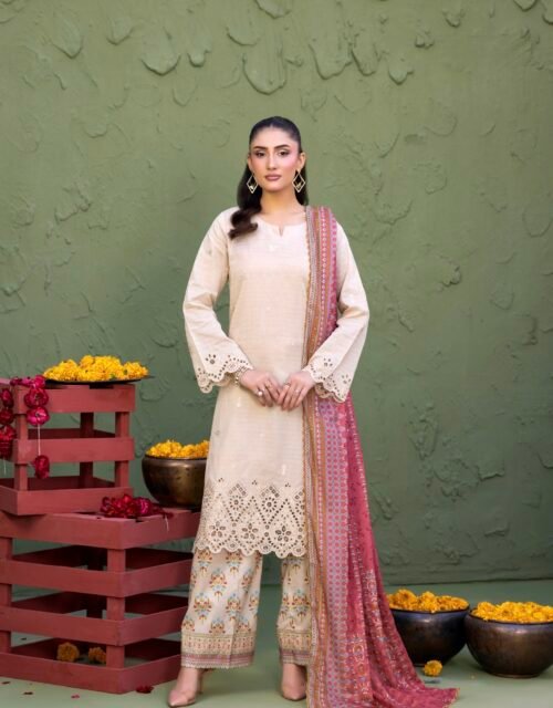 Rekhakari By ELAYA PRINTS - Luxury Unstitched Embroidered & Modern Luxe Edition - Article 01(EP-00946)