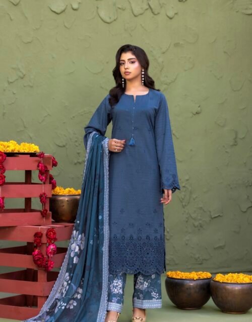 Rekhakari By ELAYA PRINTS - Luxury Unstitched Embroidered & Modern Luxe Edition - Article 04(EP-00949)