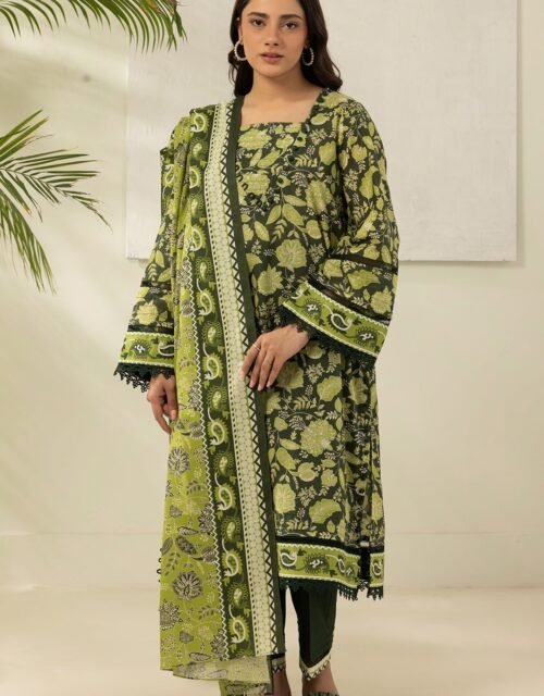 Zellbury Premium Unstitched 3 Piece Printed Lawn Collection  - D143 (WUS26X30612)