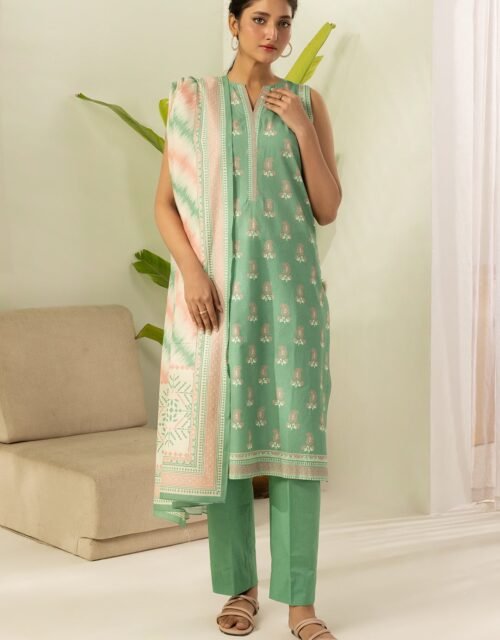 Zellbury Premium Unstitched 3 Piece Printed Lawn Collection  - D144 (WUS26X30554)