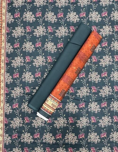 Bin Saeed Unstitched Premium Digital Printed Summer Lawn Collection - A53