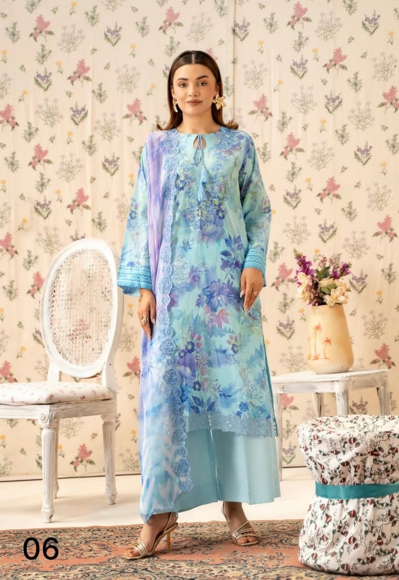 PREMIUM RANG E HAYA by GULL JEE – UNSTITCHED EXCLUSIVE EMBROIDERED LAWN COLLECTION – A03