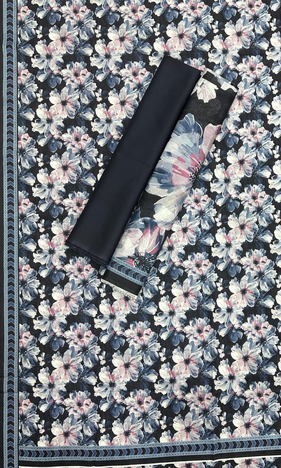 Bin Saeed Unstitched Premium Digital Printed Summer Lawn Collection - A80