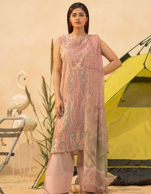EZURE by Gull Jee - UNSTITCHED 3 PIECE LUXURY PRINTED LAWN COLLECTION - A06