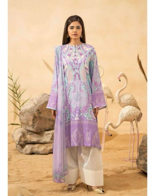 EZURE by Gull Jee - UNSTITCHED 3 PIECE LUXURY PRINTED LAWN COLLECTION - A10