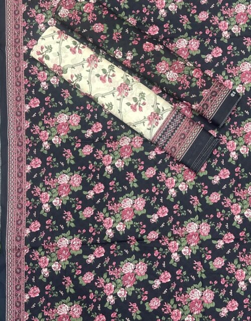 Bin Saeed Unstitched Premium Digital Printed Summer Lawn Collection - A67