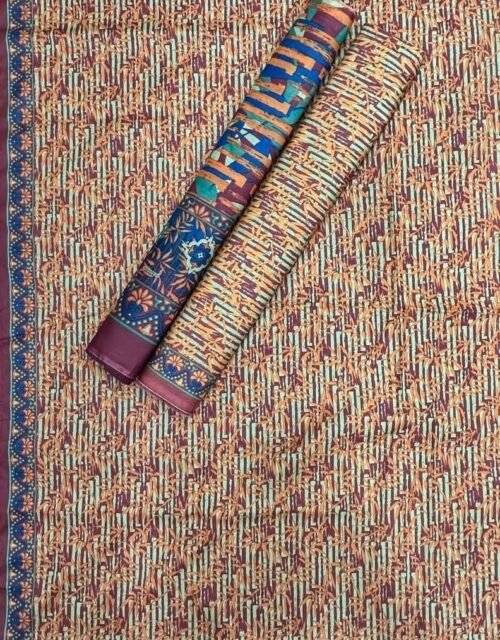 Bin Saeed Unstitched Premium Digital Printed Summer Lawn Collection - A71